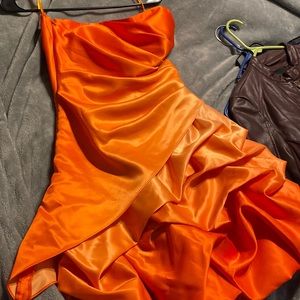 Orange dress